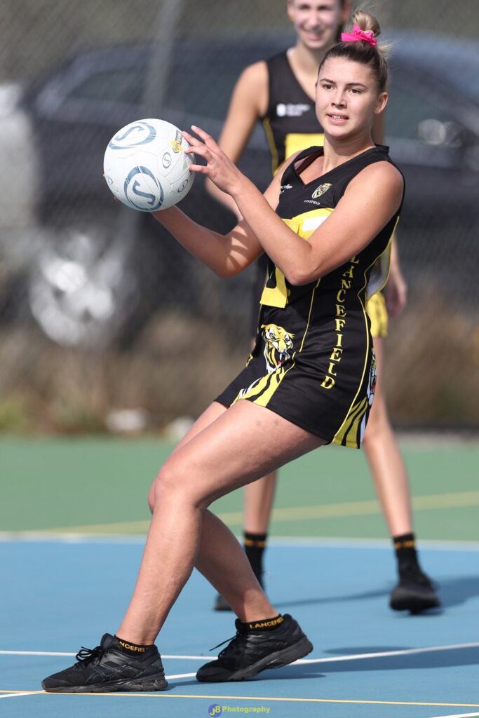 Lancefield netball in action